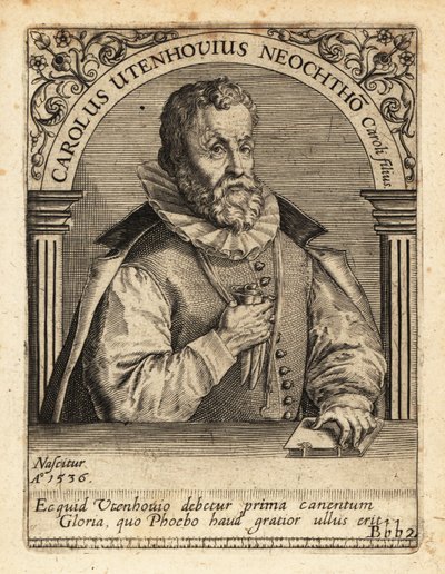 Karl von Utenhove, Flemish Scholar and Poet by Theodore de Bry