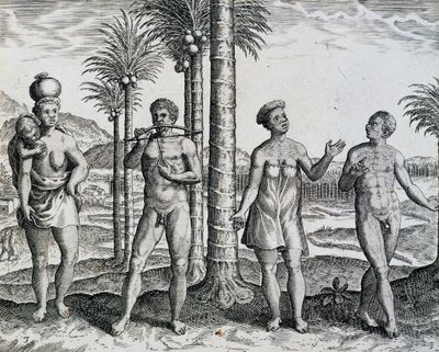 Native Ethiopia, from Work India Orientalis, Engraving by Theodor de Bry by Theodore de Bry