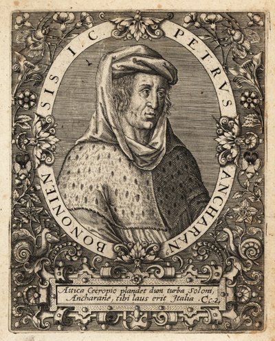 Peter of Ancarano, Italian Jurist by Theodore de Bry