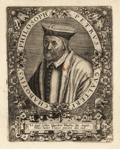 Pierre Gautier Chabot, French Humanist Writer by Theodore de Bry