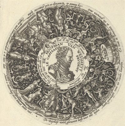 Portrait of William I of Orange, from a Series of Tazza Designs, ca. 1588 by Theodore de Bry