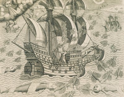 Winged Fish from the Seas of the Indies by Theodore de Bry