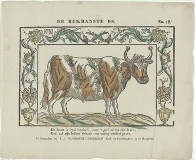 The Garlanded Ox by Theodorus Johannes Wijnhoven Hendriksen