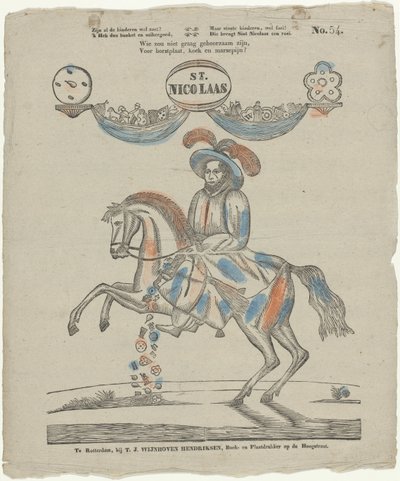 St. Nicholas by Theodorus Johannes Wijnhoven Hendriksen