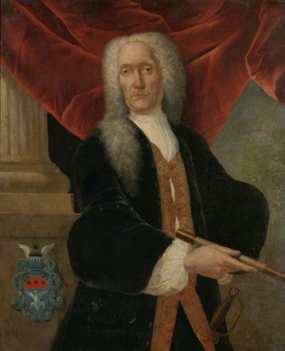 Portrait of Abraham Patras, Governor-General of the Dutch East India Company by Theodorus Justinus Rheen