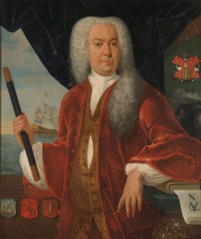 Portrait of Adriaan Valckenier, Governor-General of the Dutch East India Company by Theodorus Justinus Rheen