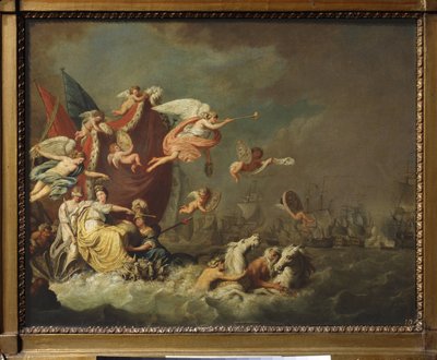 Allegory of the Victory of Chesme by Theodorus de Roode