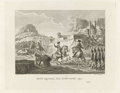 Capture of Mons, 1792 by Theodorus de Roode