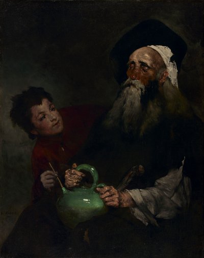 Lazarillo de Tormes and His Blind Master by Theodule Ribot