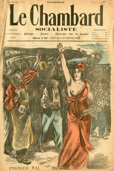 Le Chambard Socialiste, Number 72, Satirical in Colours by Théophile Alexandre Steinlen