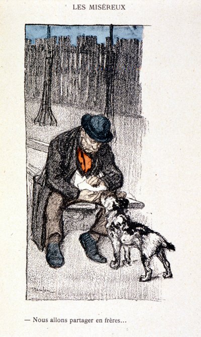 The Miserable: We will share as brothers (Master and his dog) - in 