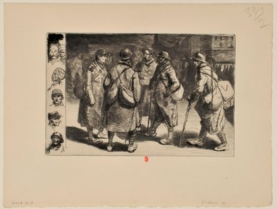 On Leave, No. 1 by Théophile Alexandre Steinlen