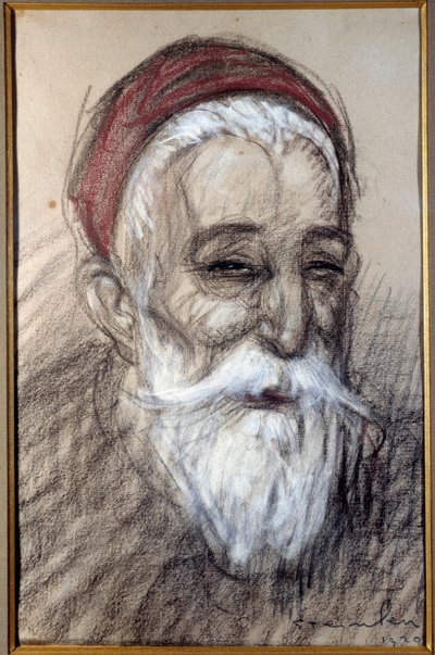 Portrait of Anatole France by Théophile Alexandre Steinlen
