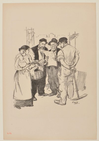 [Return Back] by Théophile Alexandre Steinlen