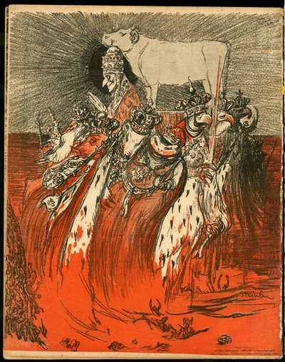 The Butter Plate, number 47, Satirical in Colours by Théophile Alexandre Steinlen