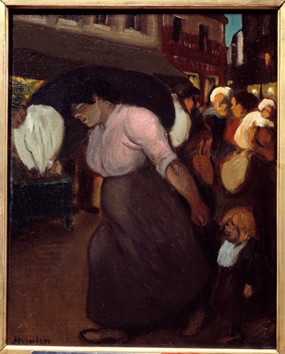 The Laundry Machine by Théophile Alexandre Steinlen
