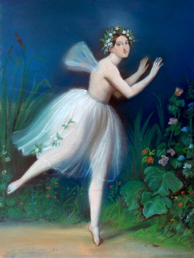 Portrait of Carlotta Grisi in Giselle by Theophile Gautier