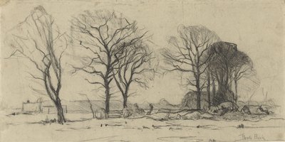 Landscape with Trees by Theophile de Bock