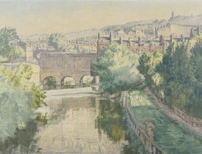 Pulteney Bridge over the Avon at Bath by Therese Lessore