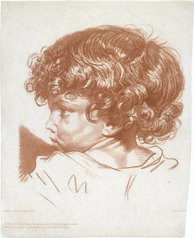 Study, Head of a Boy by Therèse Éléonore Lingée