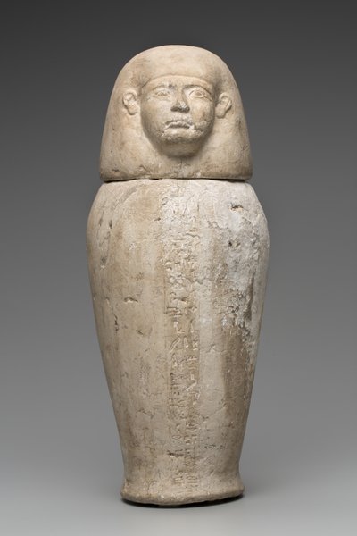 Canopic Jar with Man