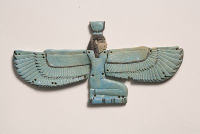 Pectoral of the winged goddess Isis by Third Intermediate Period Egyptian