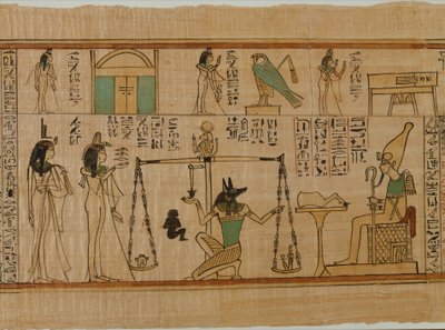 The Singer of Amun Nanys Funerary Papyrus, c.1050 BC by Third Intermediate Period Egyptian
