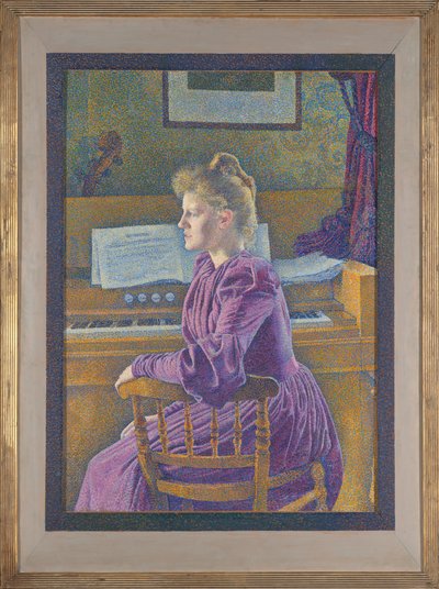 Maria Sèthe at the Harmonium by Théo van Rysselberghe