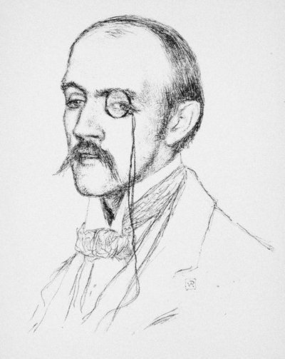 Portrait of Henri de Régnier, c. 1898 by Théo van Rysselberghe