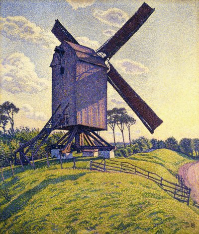Windmill in Flanders by Théo van Rysselberghe