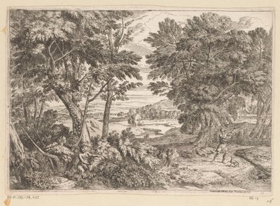 Arcadian Landscape with Cephalus and Procris by Théodore