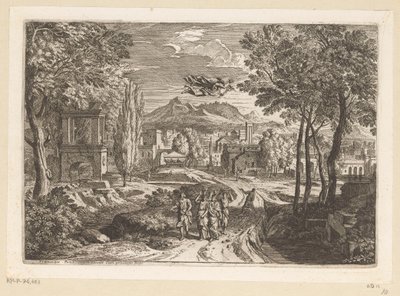Arcadian Landscape with the Daughters of Cecrops (Suite de Paysages) by Théodore
