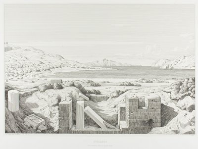 View of Corinth by Théodore Caruelle d