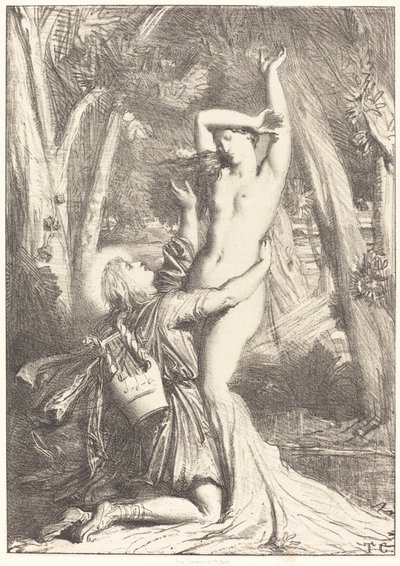 Apollo and Daphne by Théodore Chassériau