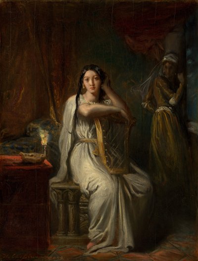 Desdemona The Song of the Willow by Théodore Chassériau
