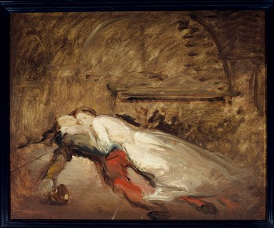 Romeo and Juliet (Illustration) by Théodore Chassériau
