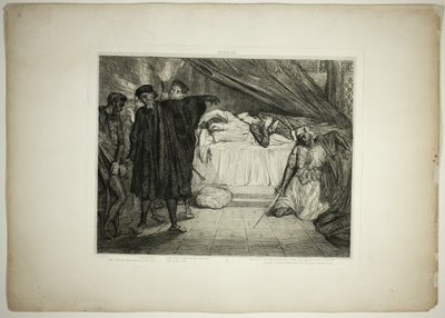 O Spartan Dog, Plate Fifteen from Othello by Théodore Chassériau