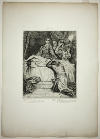Oh! Oh! Oh!, plate fourteen from Othello by Théodore Chassériau