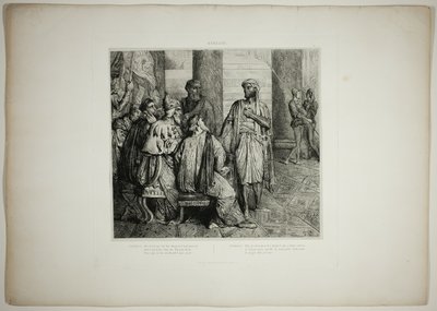 She Loved Me for the Dangers, plate three from Othello by Théodore Chassériau