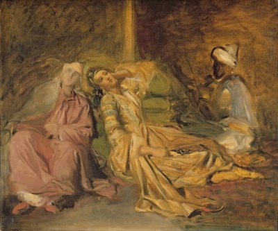 Study for the Interior of a Harem by Théodore Chassériau