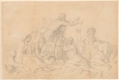 The Nursing of Jupiter by Théodore Chassériau