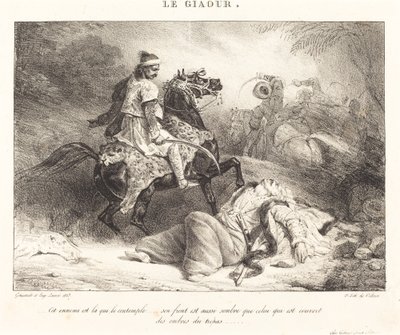 The Infidel by Théodore Gericault and Eugène Louis Lami