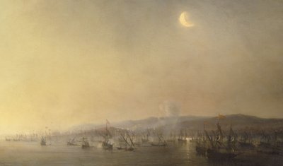 Naval Combat of Cartagena, September 3, 1643 by Théodore Gudin in 1844 by Theodore Gudin