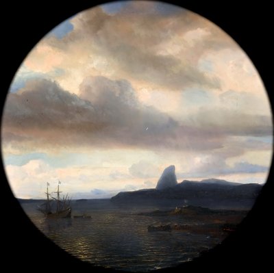 Villegagnon Entering the Bay of Rio de Janeiro on 10 November 1555 by Jean Antoine Theodore Gudin