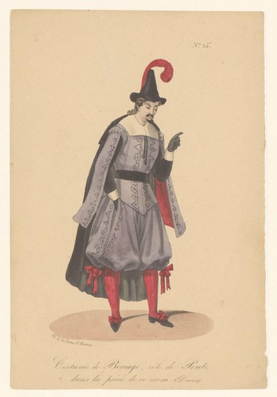Bocage in the Role of Pinto by Théodore Lejeune