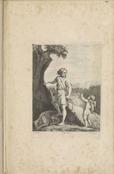 Apollo and Amor by Théodorus van Kessel