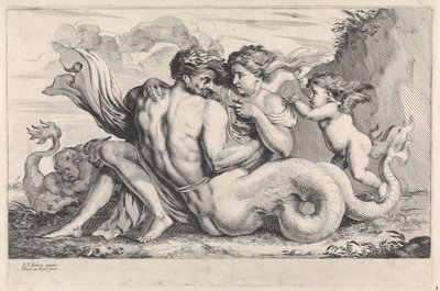 Siren and Triton by Théodorus van Kessel