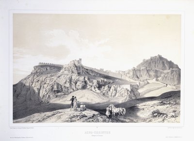 The Acropolis at Corinth by Théodose du Moncel
