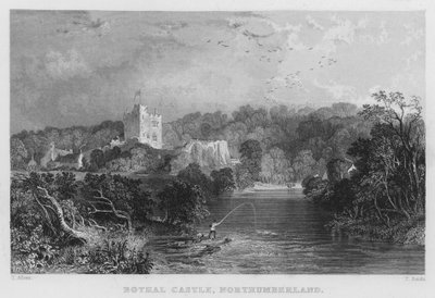 Bothal Castle, Northumberland by Thomas (after) Allom