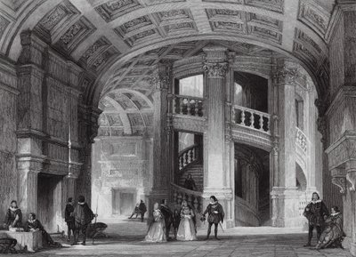 Chateau de Chambord, near Blois by Thomas (after) Allom